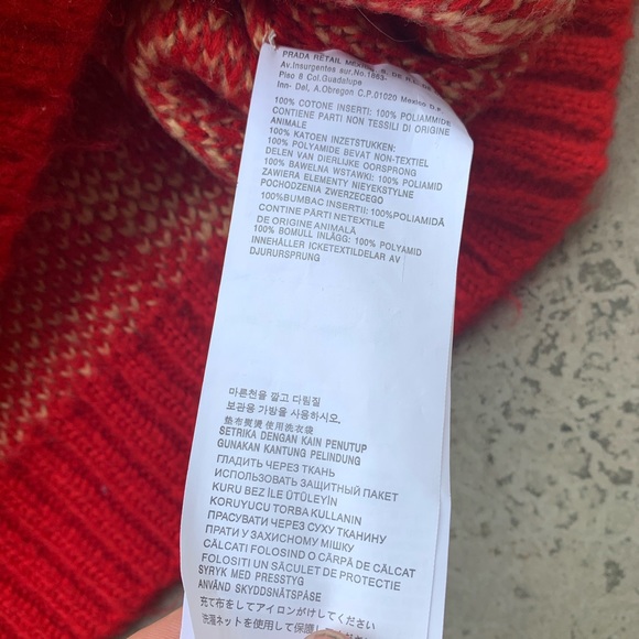 Miu Miu Oversized Argyle Pattern Sweater - Picture 3 of 4